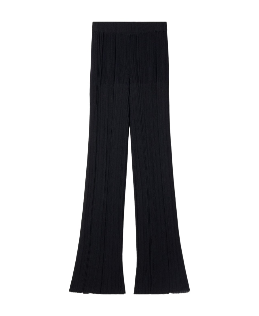 STELLA MCCARTNEY STRAIGHT-LEG PLISSÉ-EFFECT TROUSERS
