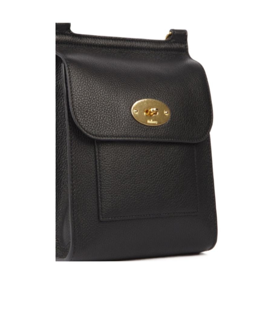 Mulberry Antony N Classic Grain Shoulder Bag In Black
