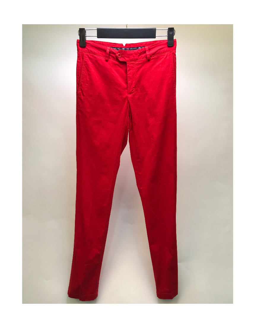 Shop Paul & Shark Logo Casual Pants In Red