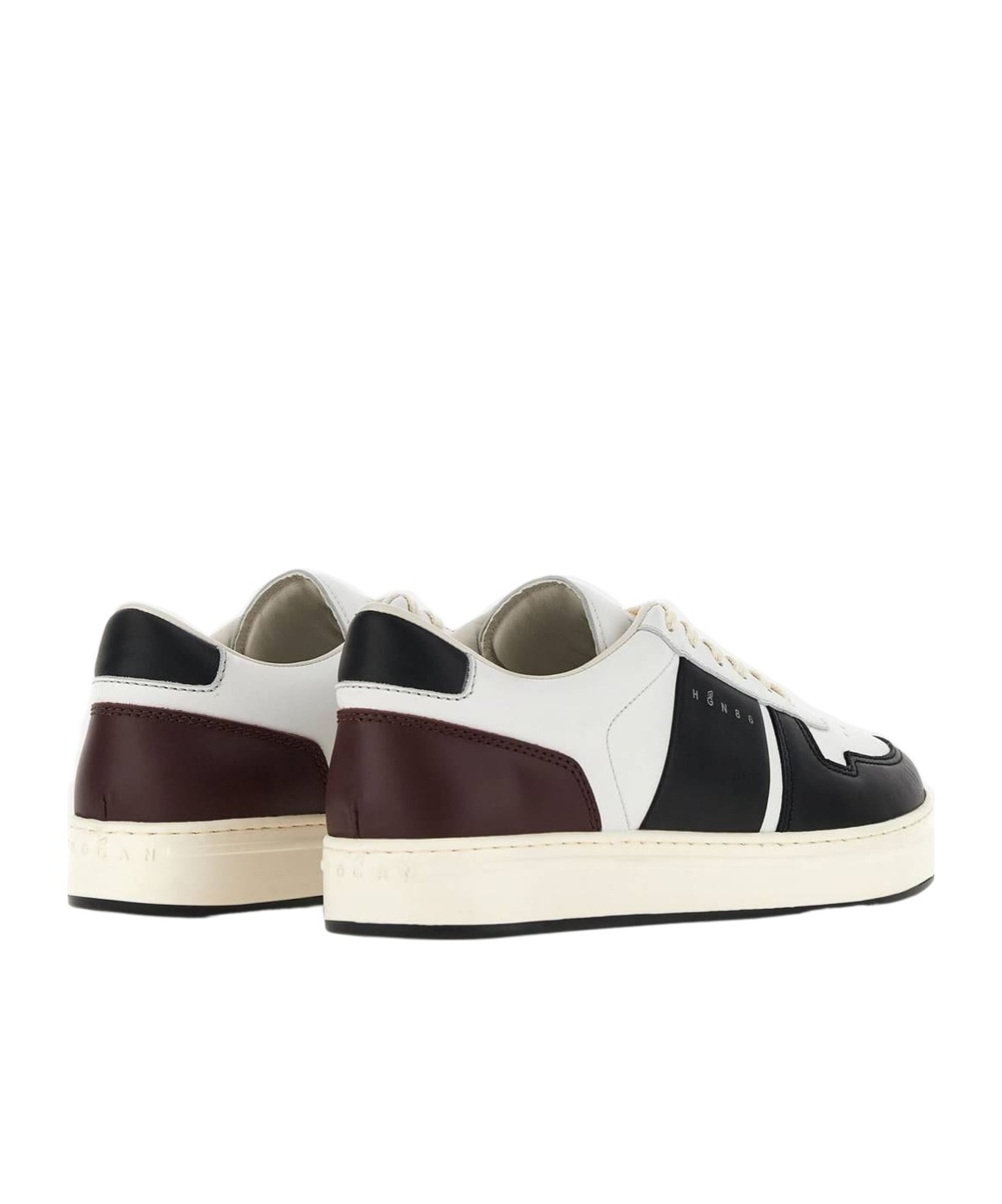 Hogan H668 Low-top Leather Sneakers In White