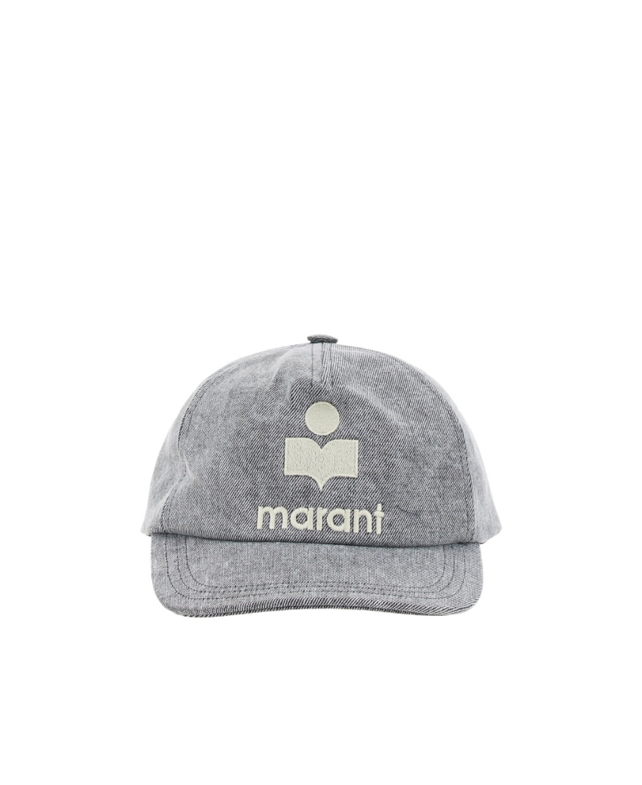 Isabel Marant Embroidered-logo Baseball Cap In Gray