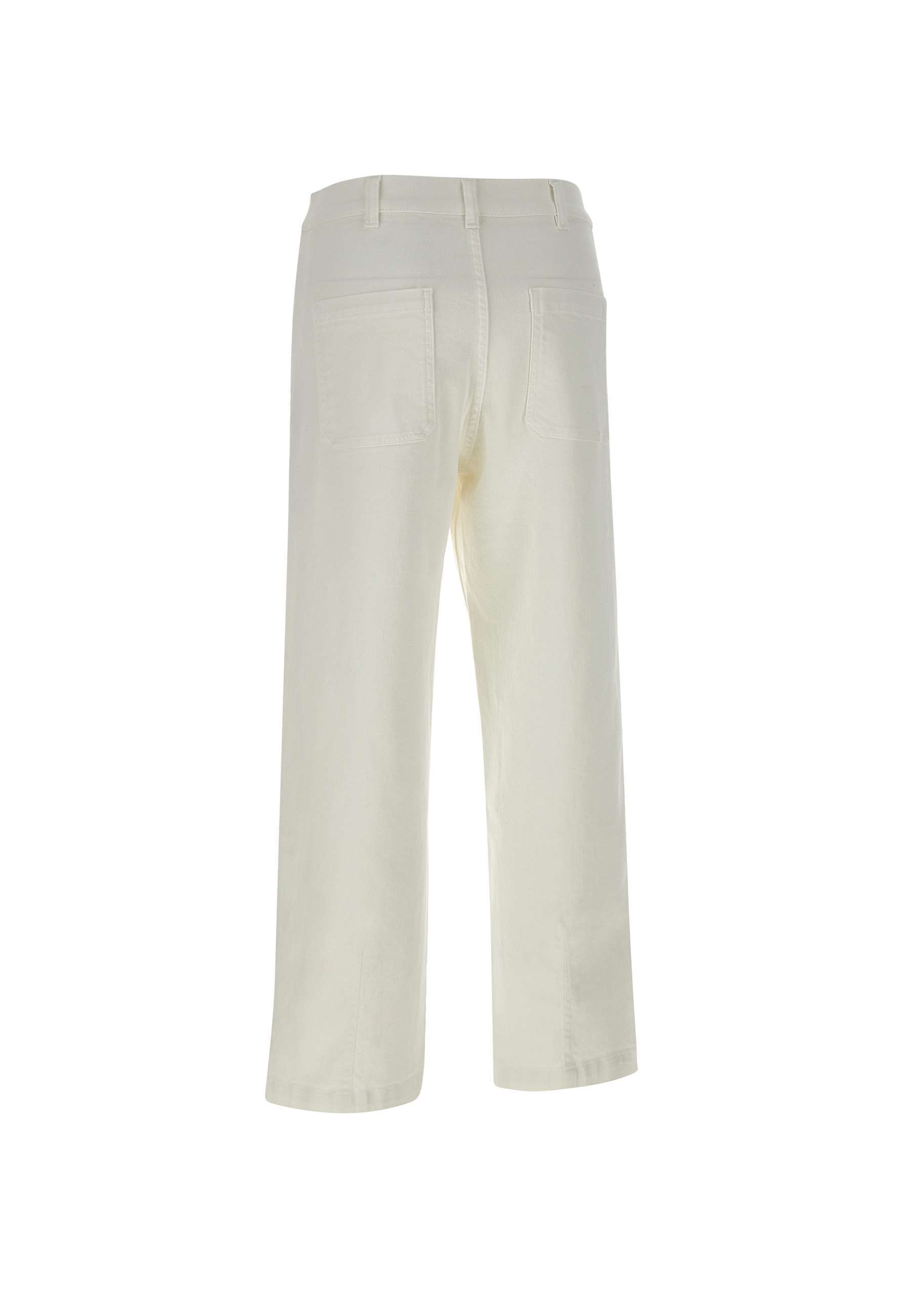 Eleventy Straight Leg Jeans In White