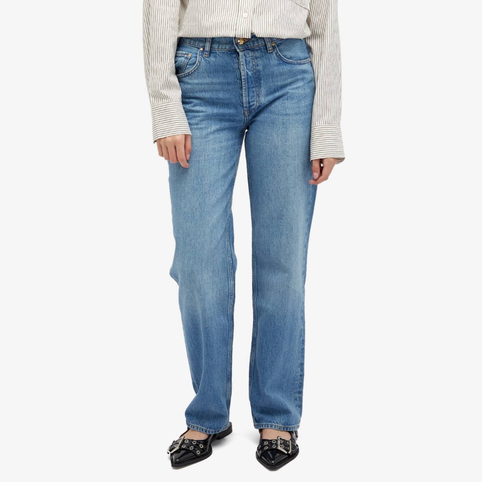 ANINE BING JEANS WITH BELT LOOPS