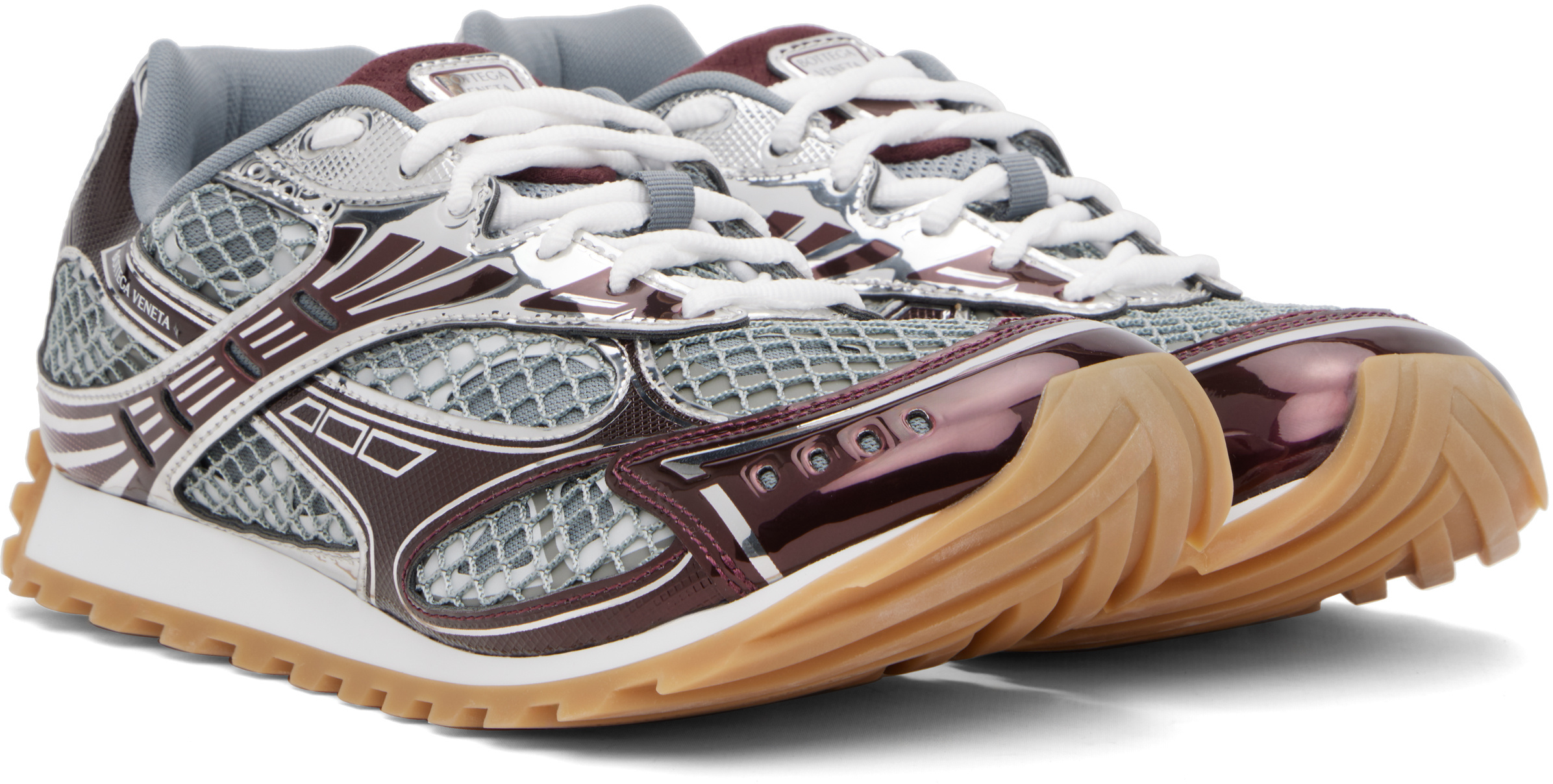Bottega Veneta Low Top Lace Up Orbit Sneaker In Animal Print