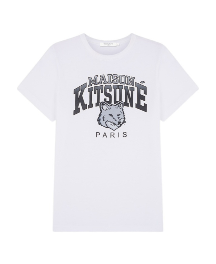 MAISON KITSUNÉ CAMPUS FOX COTTON T-SHIRT