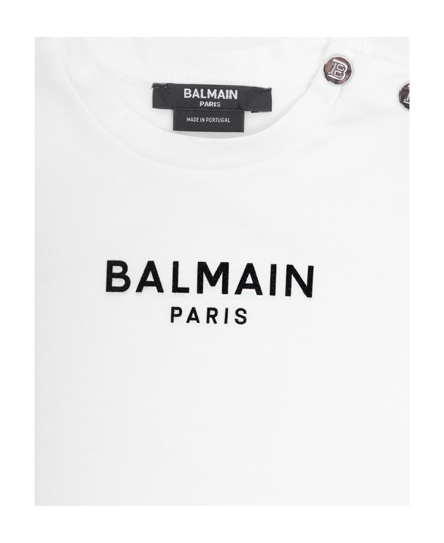 Balmain Logo-print T-shirt In White