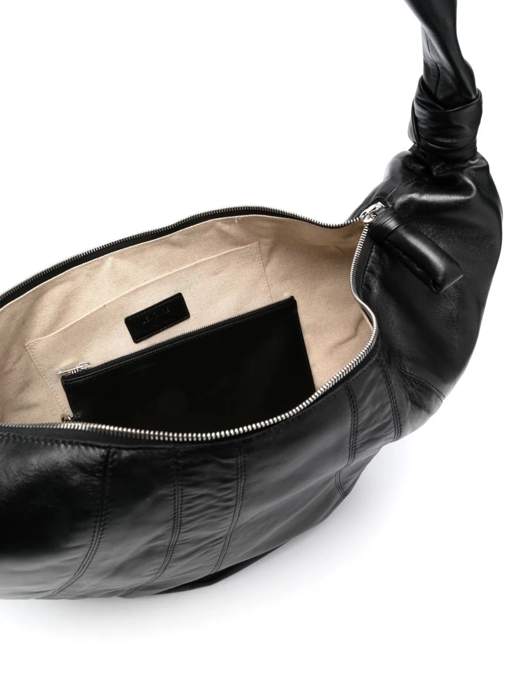 Lemaire Large Croissant Bag In Black