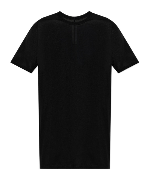 Rick Owens Black Crew Neck T-shirt With Short Sleeves In Black