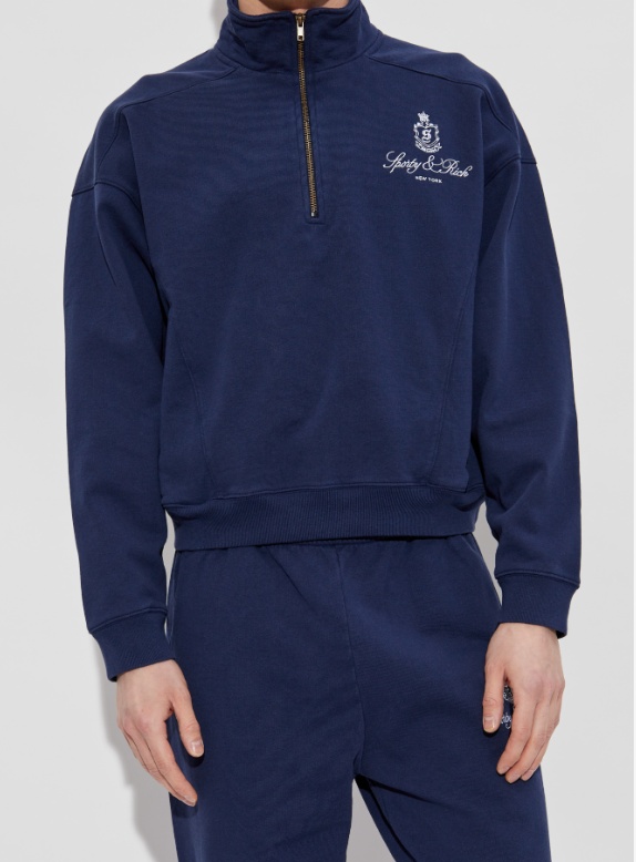 Sporty And Rich Half-zip Hoodie
