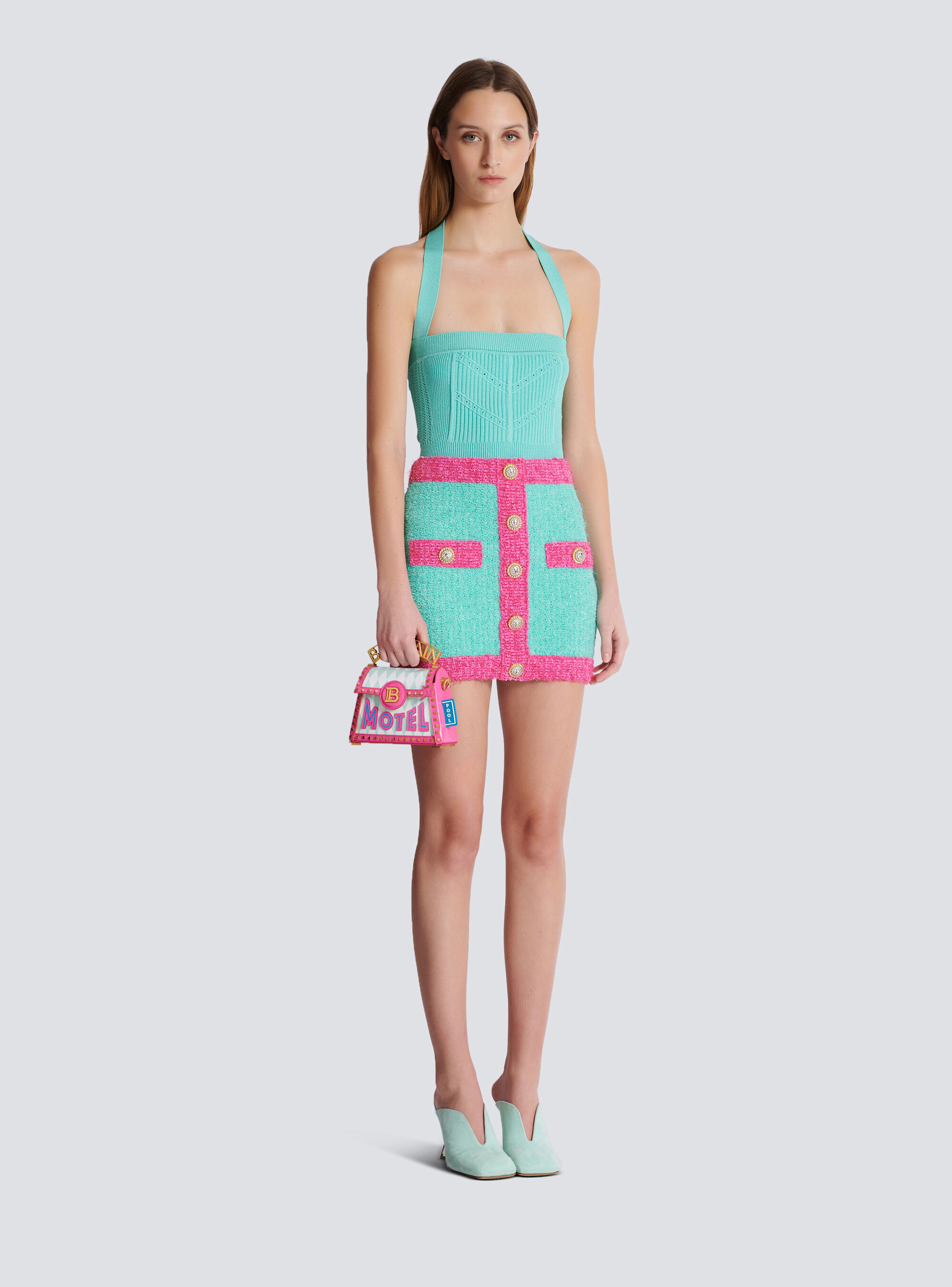 Balmain Skirt In Green