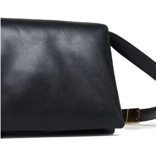 Marni New Prisma Medium Shoulder Bag In Black