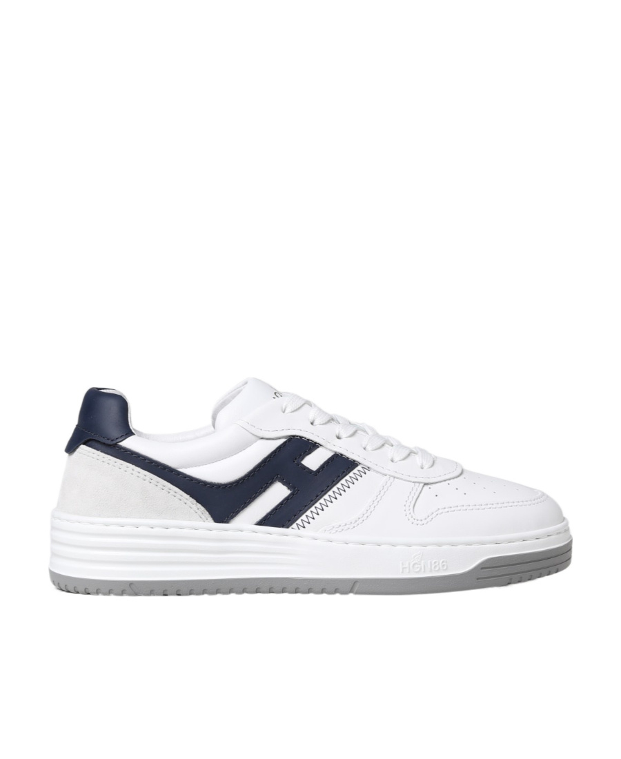 Hogan H630 Logo-patch Low-top Sneakers In White
