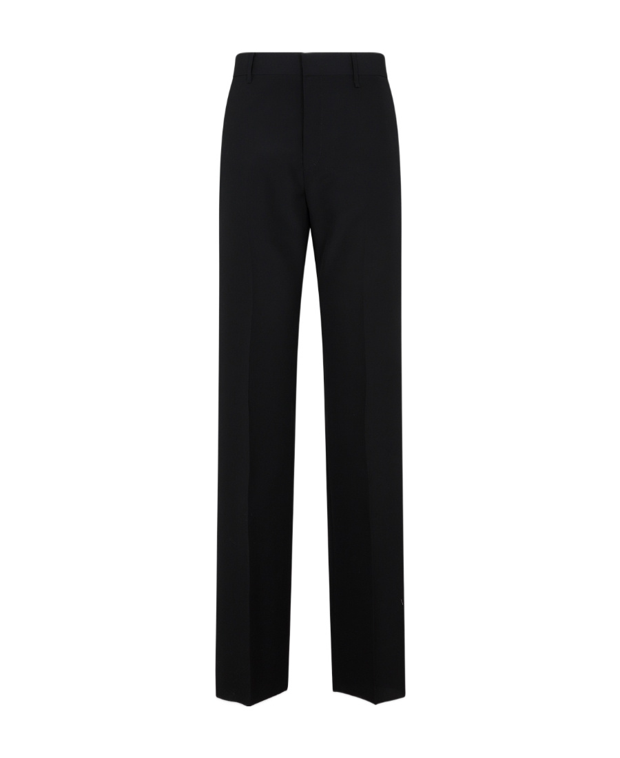Givenchy Logo-tape Tailored Trousers In Black