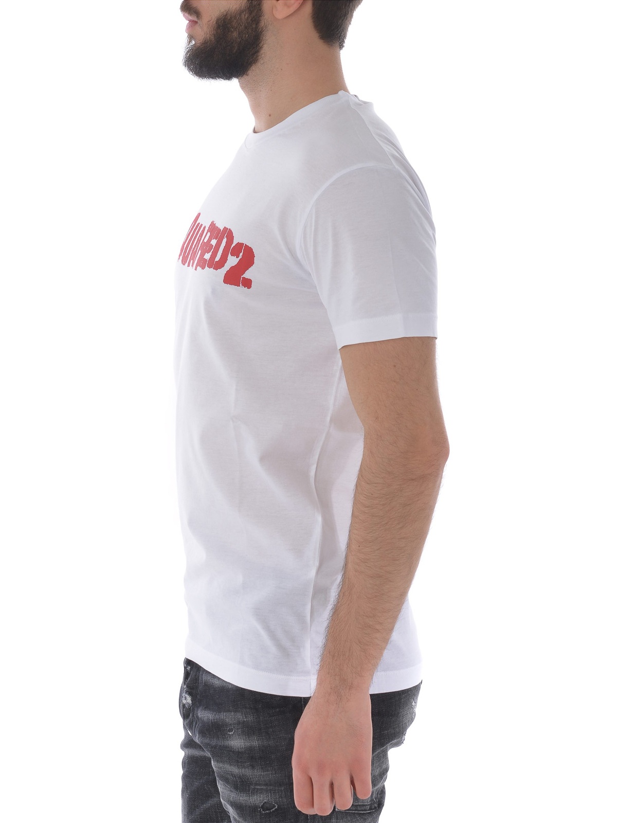 Dsquared2 Dsquared Man Cool Fit Tee In White