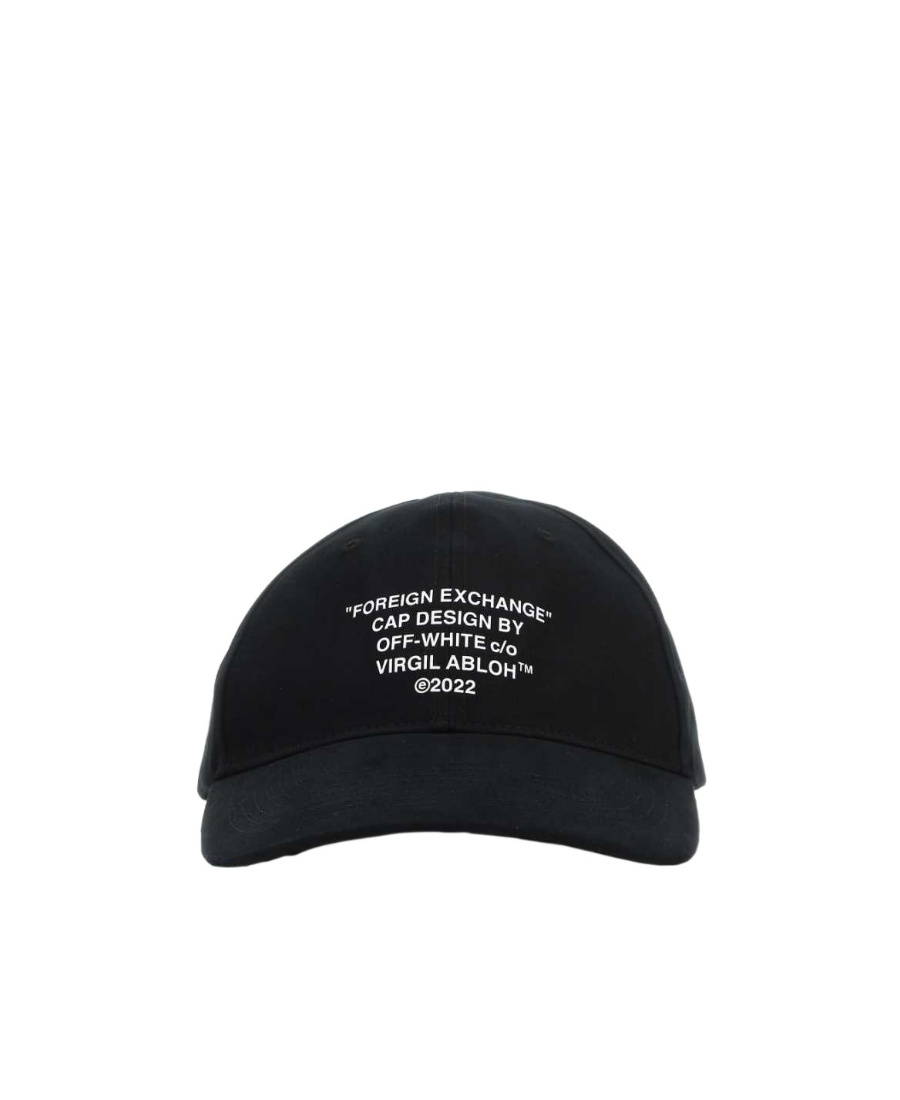 Off-white 'foreign Exchange' Baseball Cap In Black