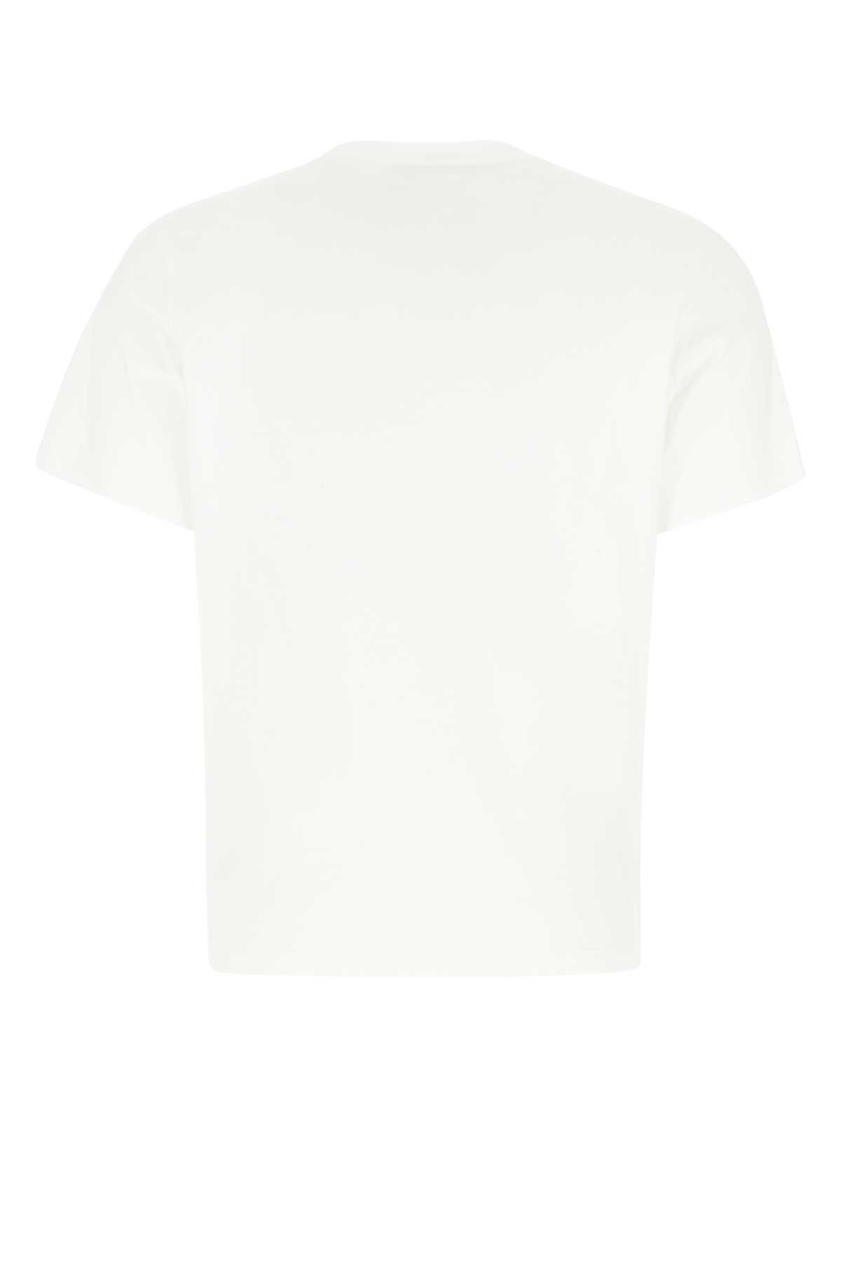 Mcm Round-necked Casual T-shirt In White
