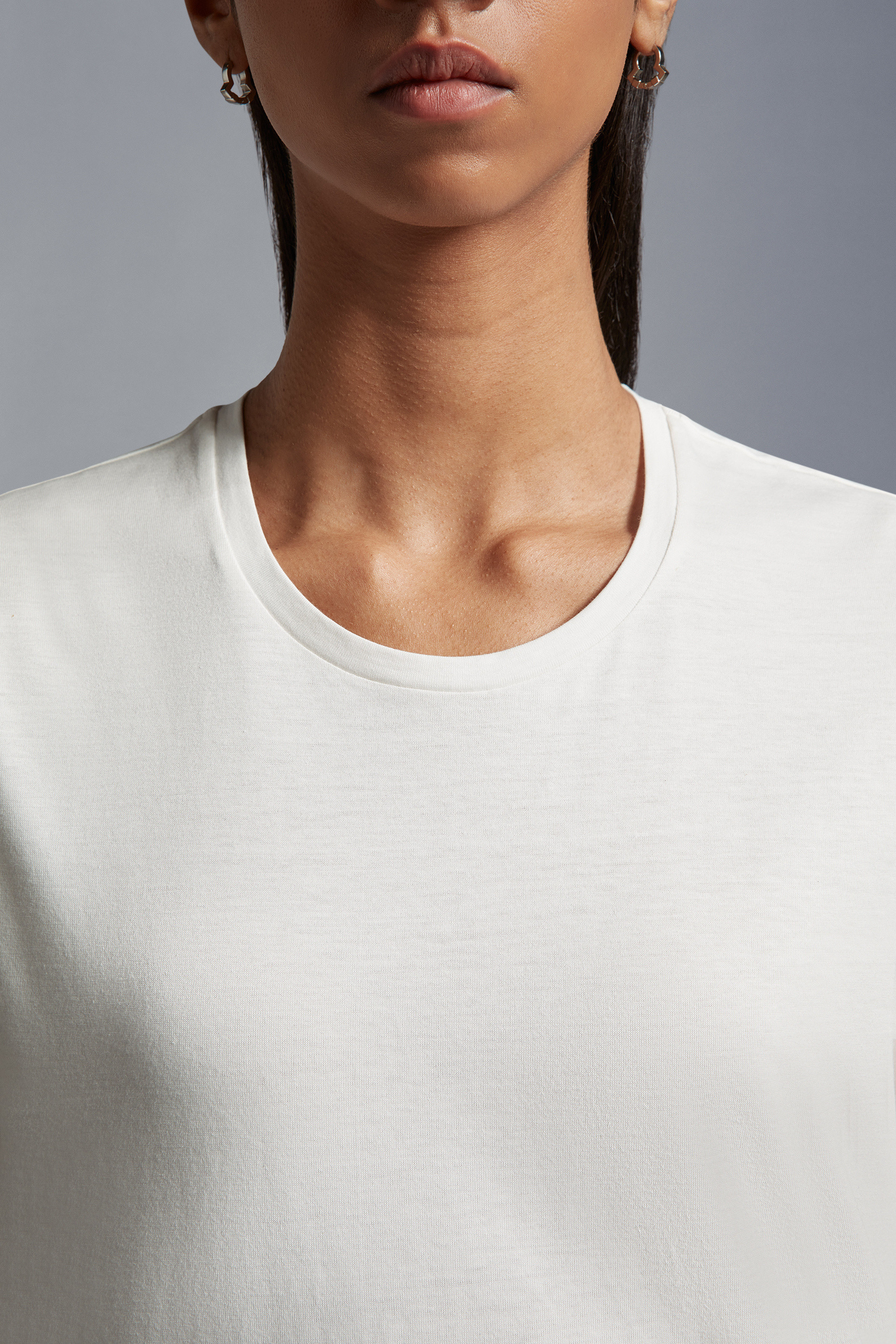 Moncler Tshirt Man In White