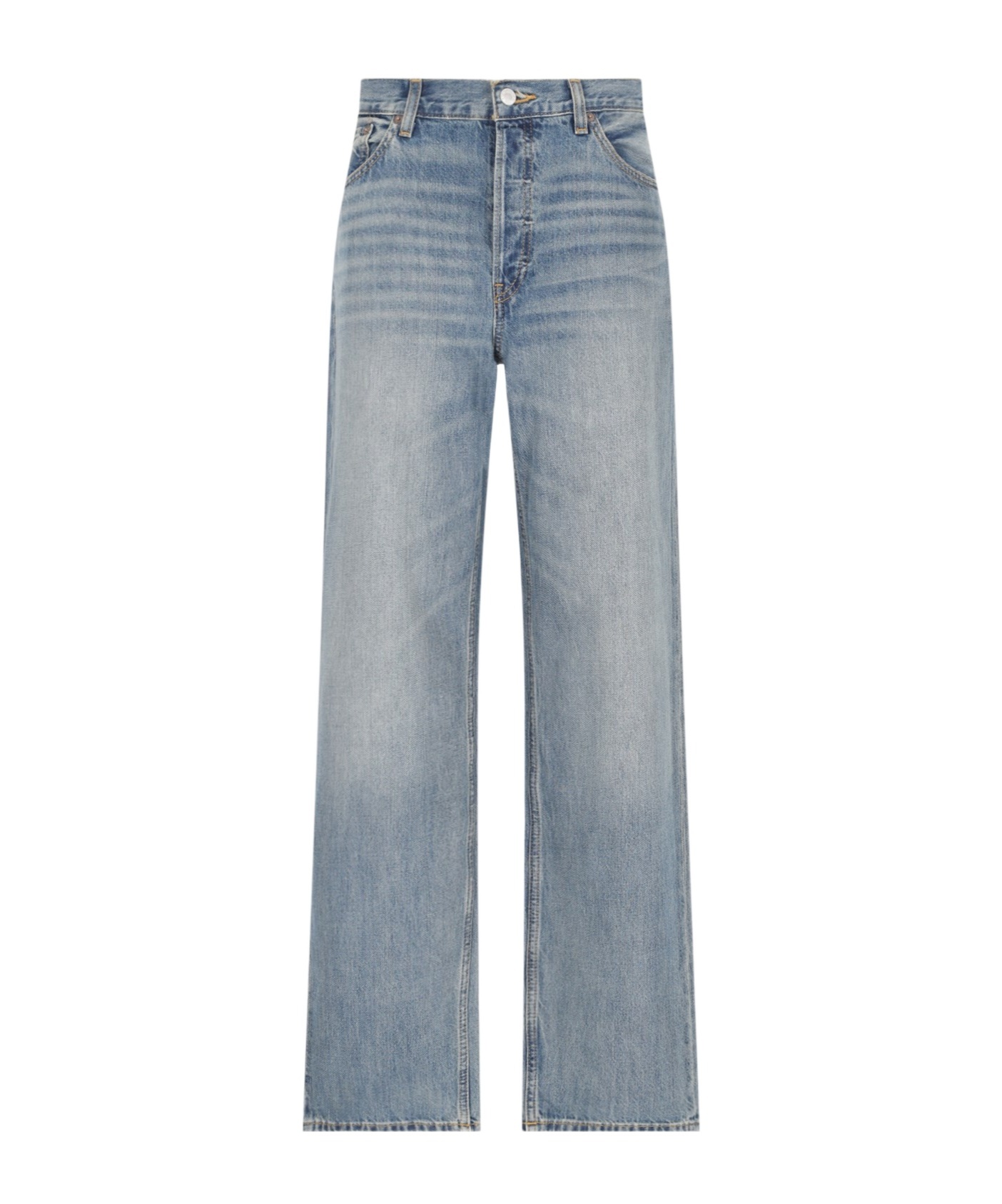 Re/done Straight Jeans In Gray