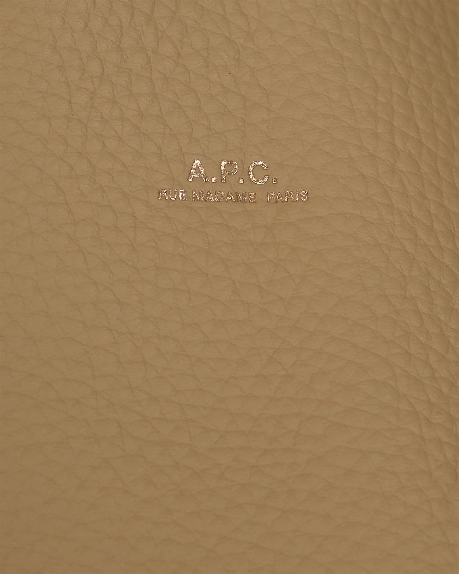 Apc A.p.c. Le Neige Tote Bag In Nude