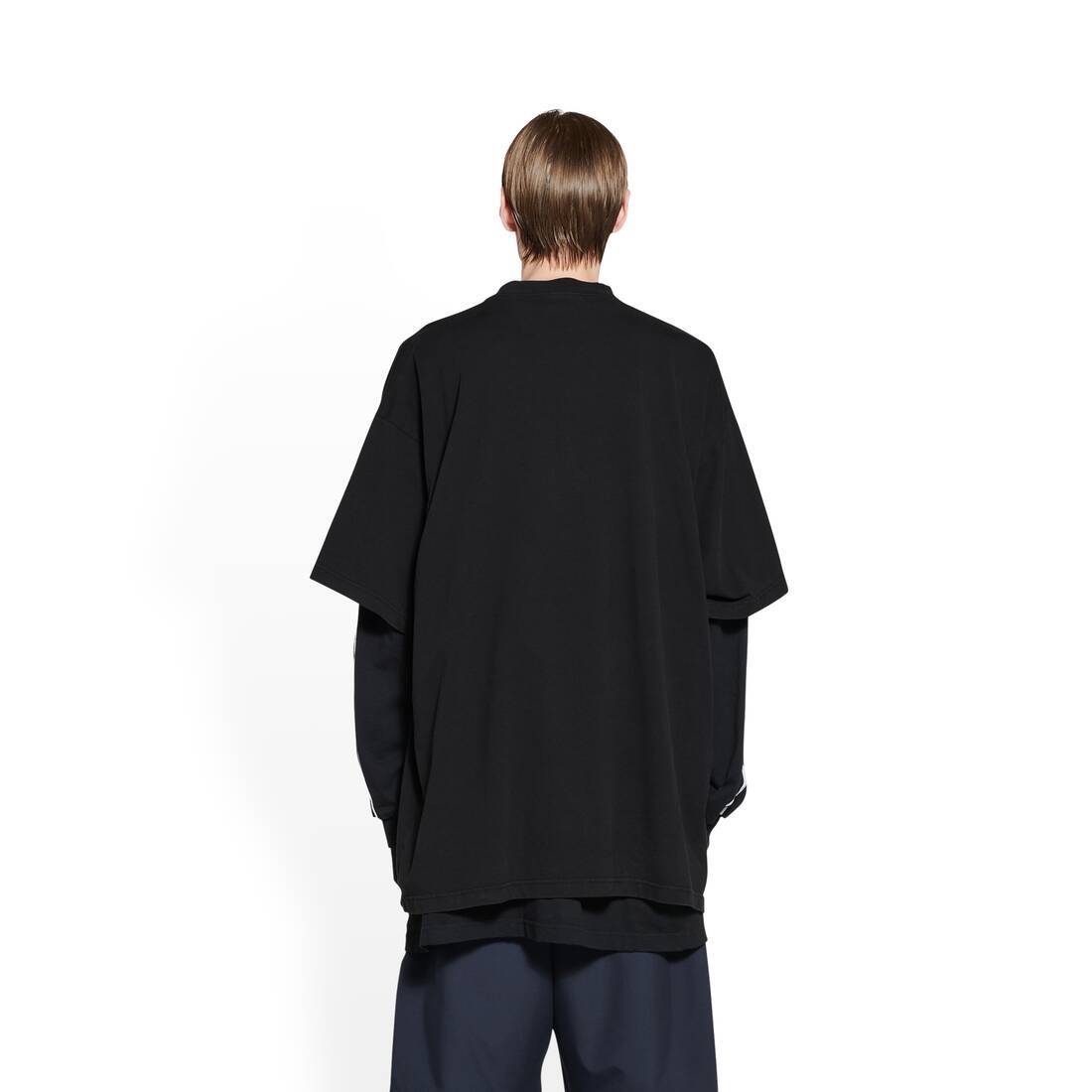 BALENCIAGA T-SHIRT BALENCIAGA / ADIDAS OVERSIZE IN NERO