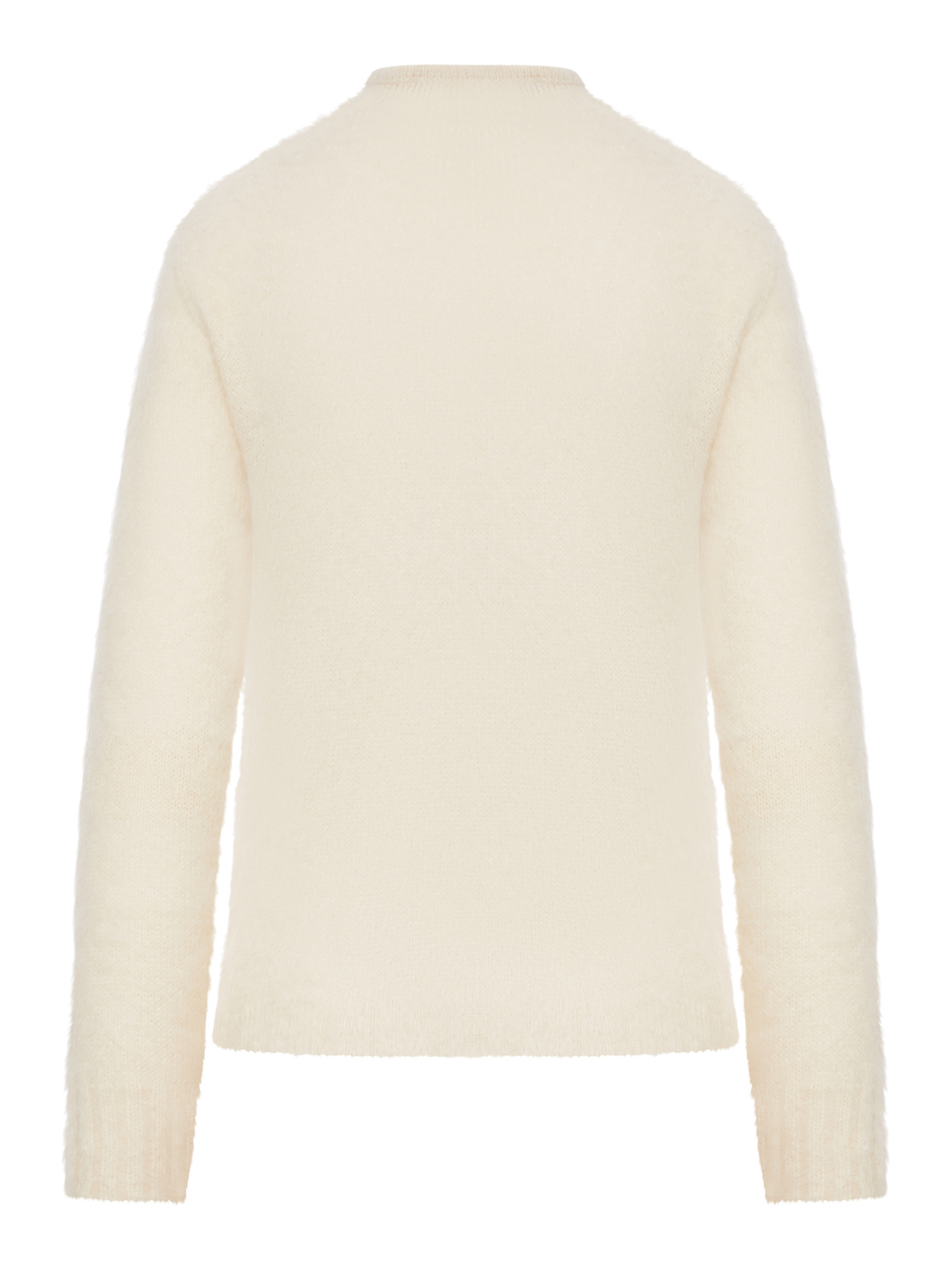 Max Mara Studio Umile Long-sleeved Knitted Jumper In Neutral