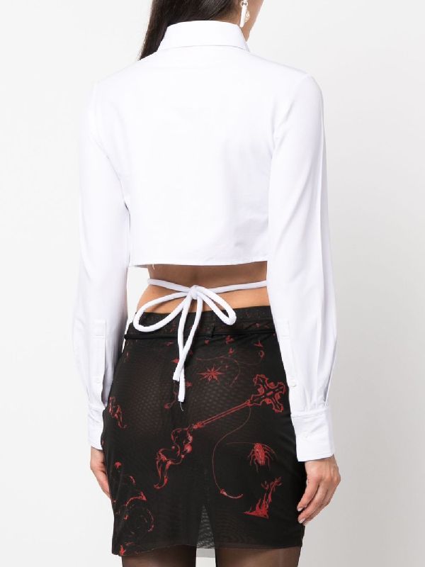 Ottolinger Long-sleeved Shirt In White