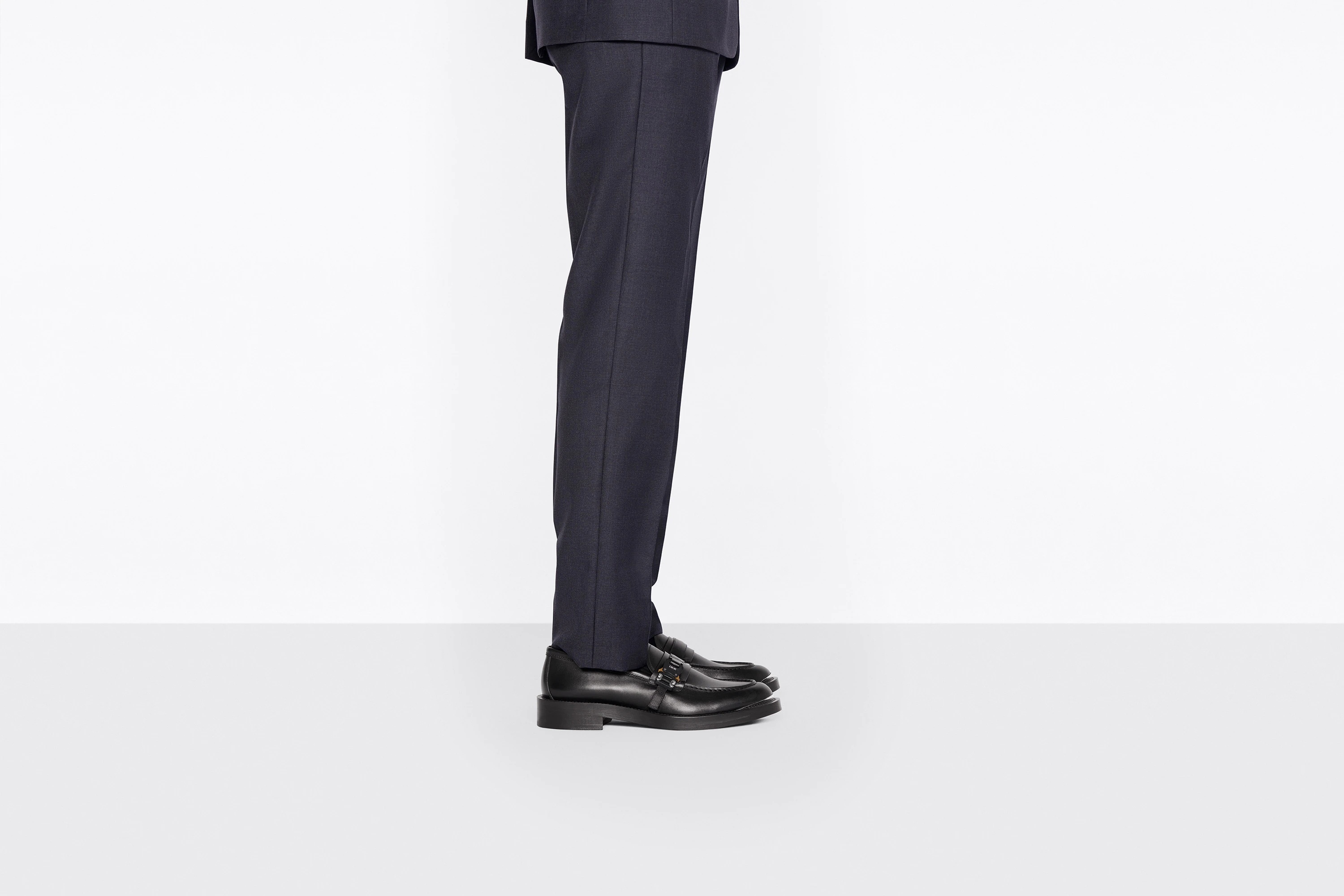 Dior Homme Evidence Buckle Detailed Loafer In Black