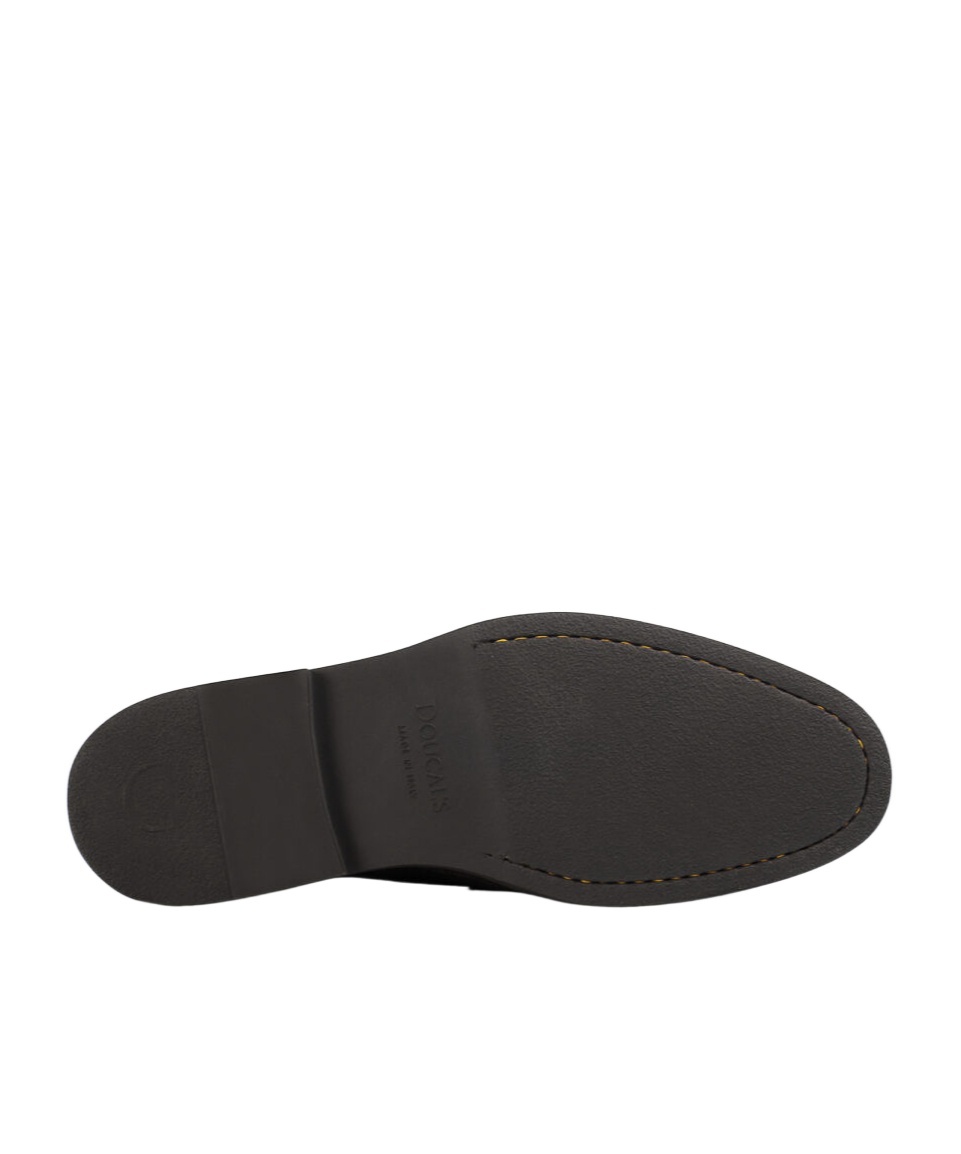 Doucal's Brown Suede Loafers With Timeless Elegance In Brown