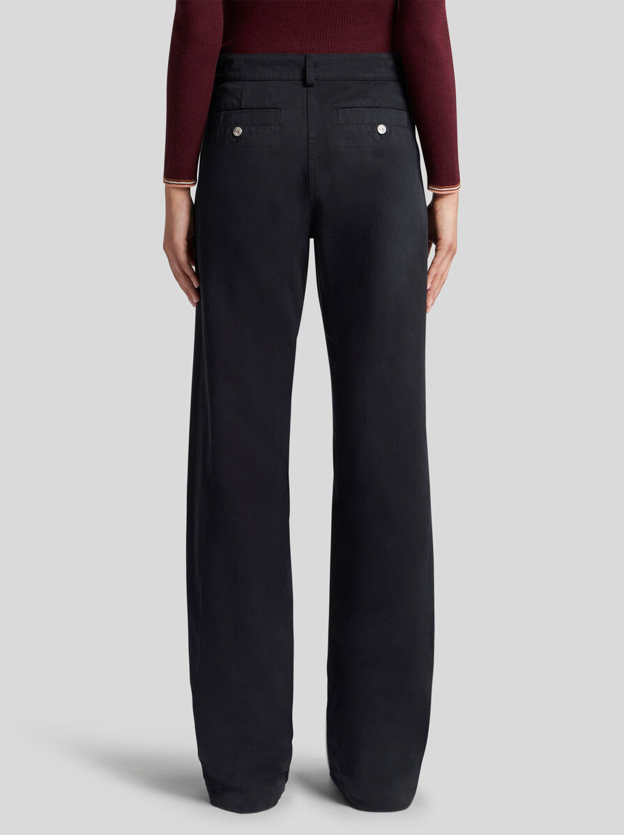 Etro Plain-coloured Wide-leg Trousers