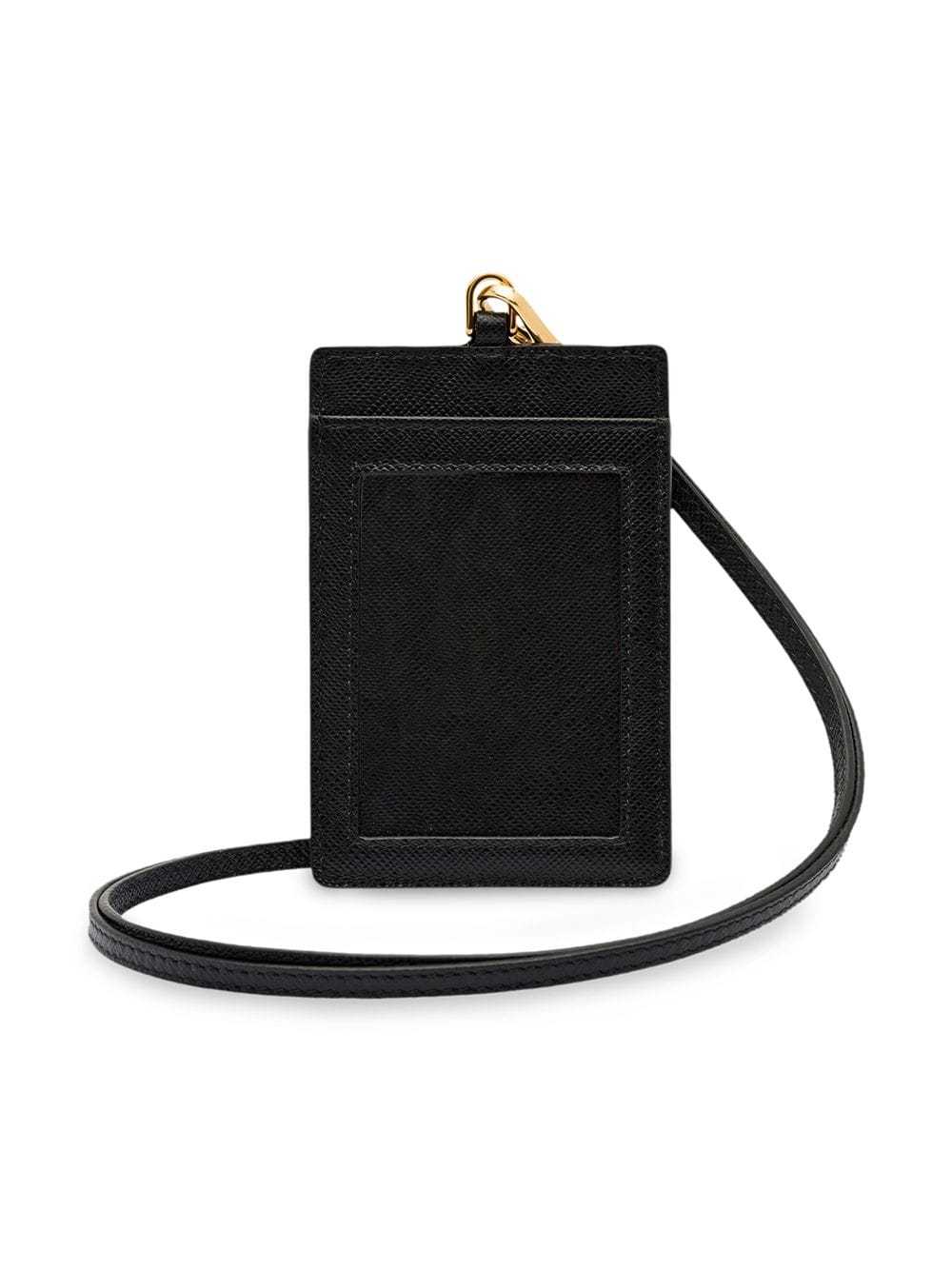 Prada Logo-plaque Mini Bag In Black