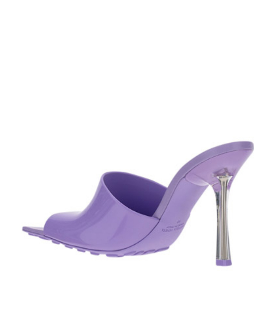 Bottega Veneta Lilac Pvc Stretch Mules In Purple