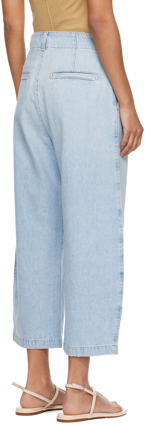 Citizen Of Humanity Payton High-rise Twill Wide-leg Pants In Blue