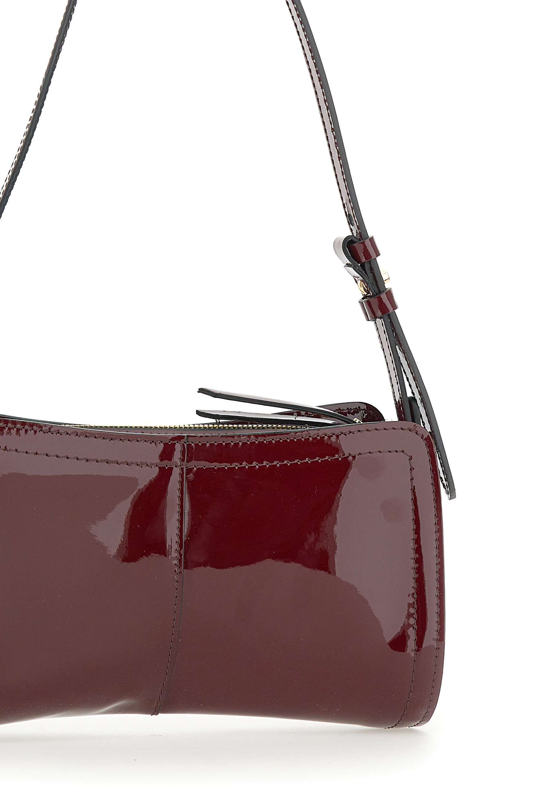 Gianni Chiarini Zipped Shoulder Bag In Red