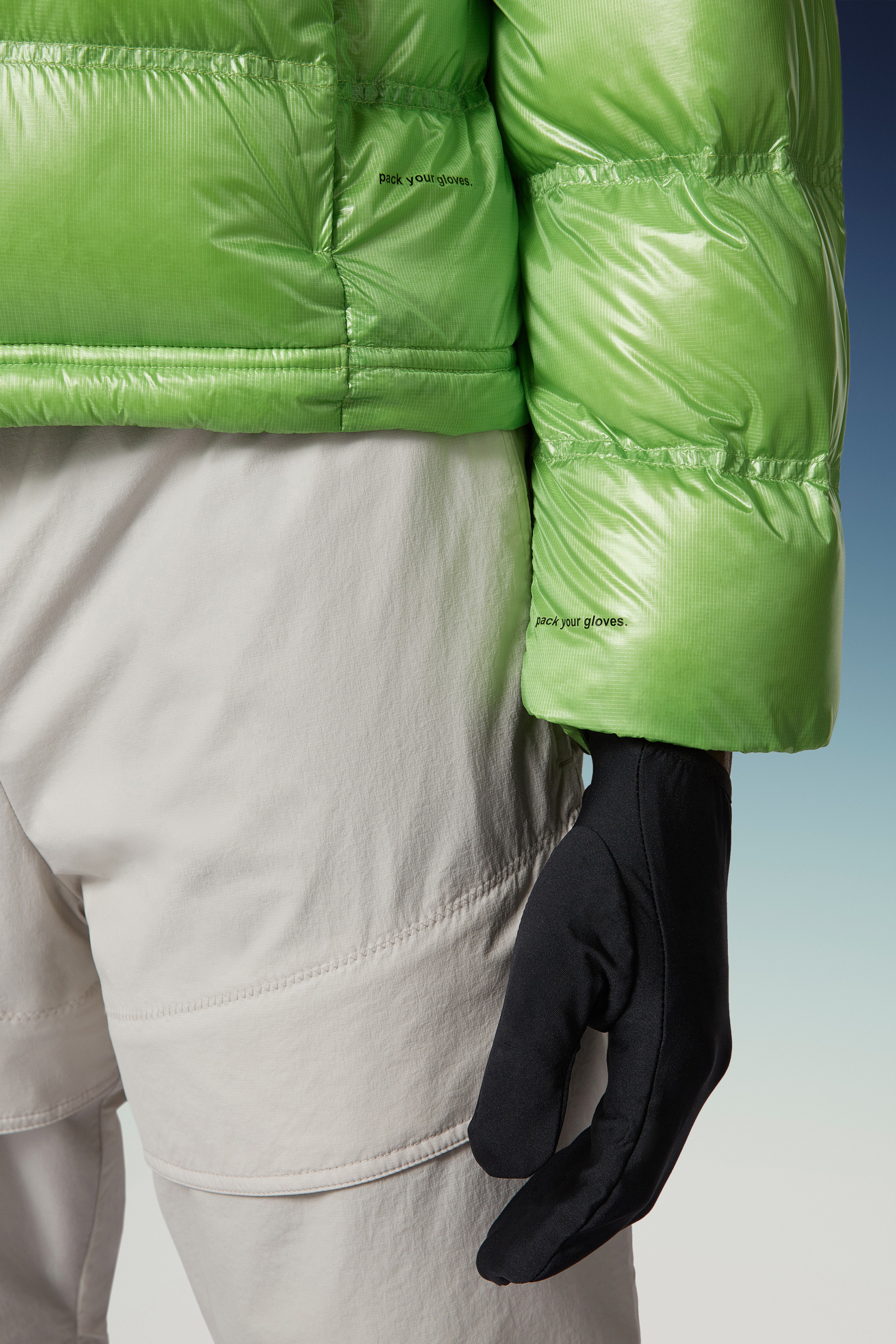 Shop Moncler Raffort Short Down Jacket In Green