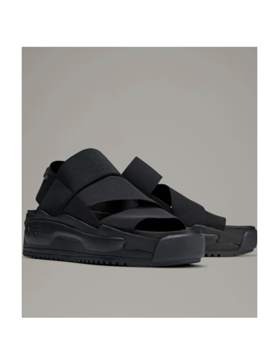 Y-3 Y-3 LOGO EMBOSSED OPEN-TOE SANDALS