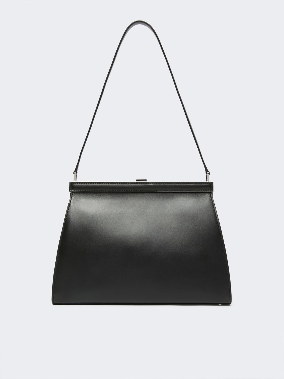 Max Mara Logo Shoulder Bag In Black
