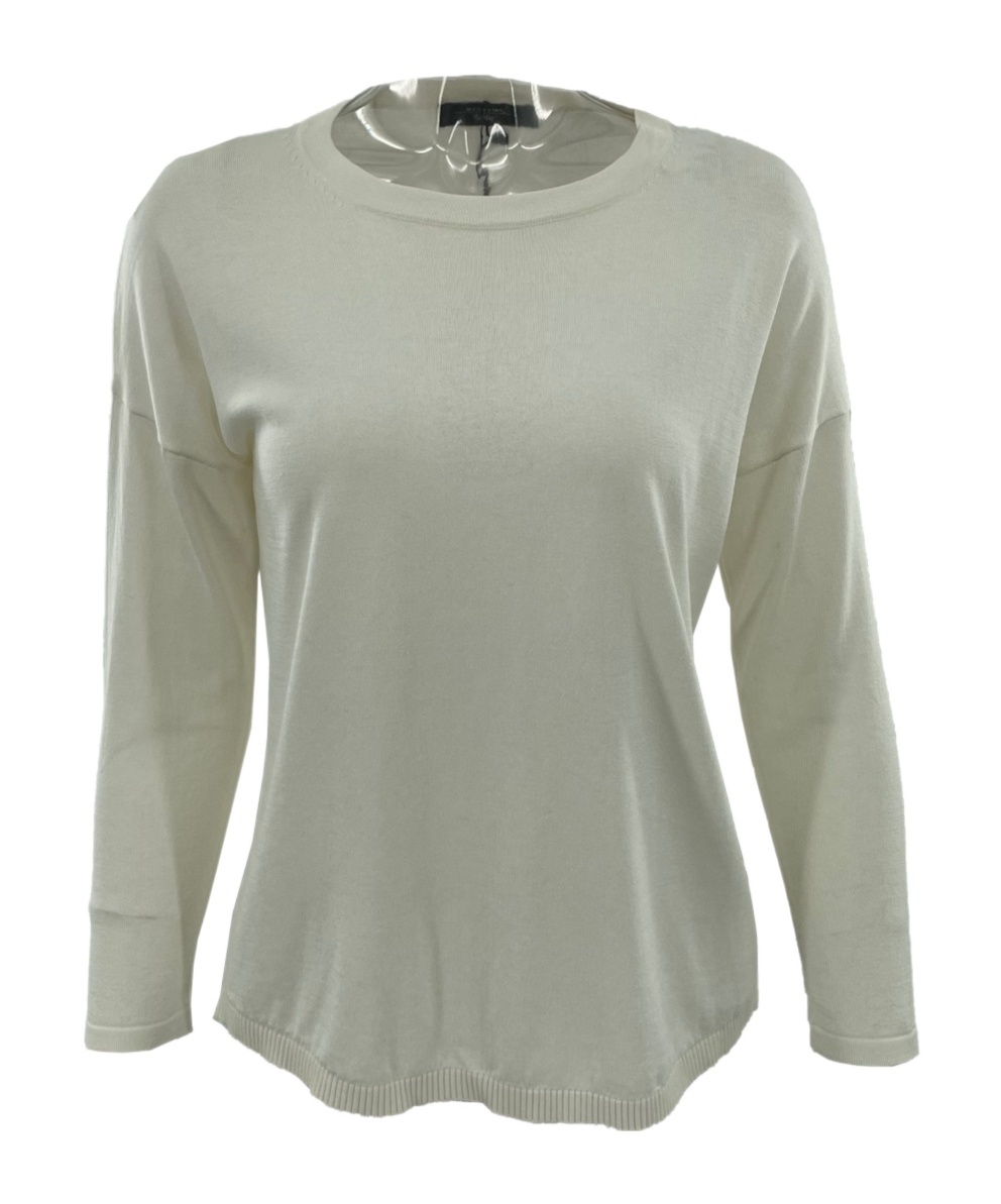 Weekend Max Mara Long-sleeved Sweater In Gray