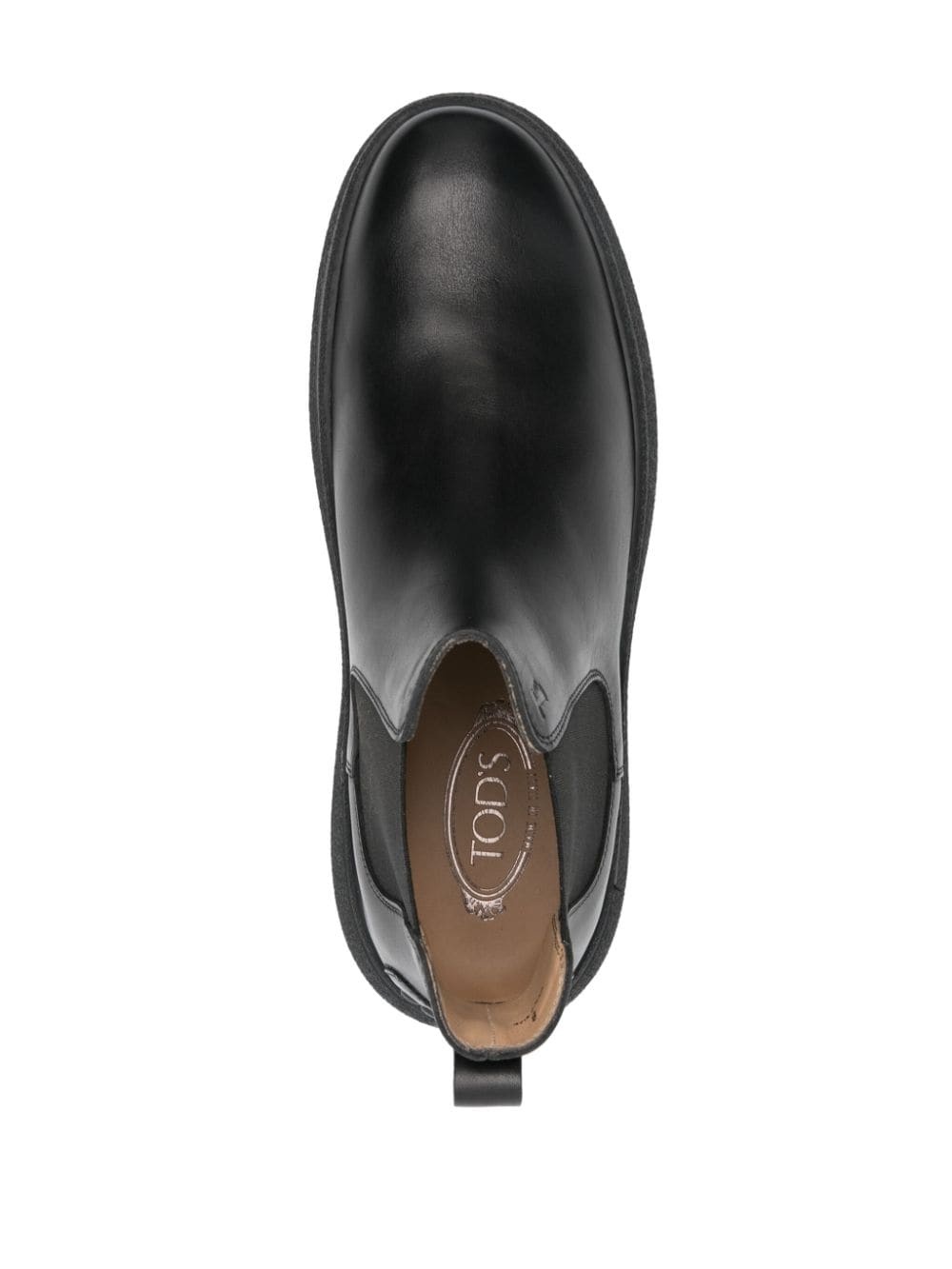 Tod's W. G. Chelsea Boots In Leather In Black