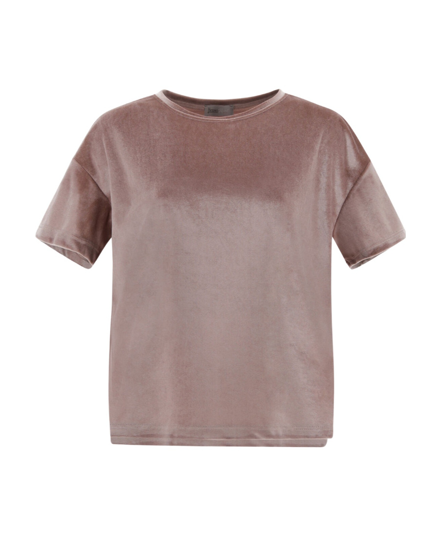 Herno Resort Short-sleeved T-shirt In Nude