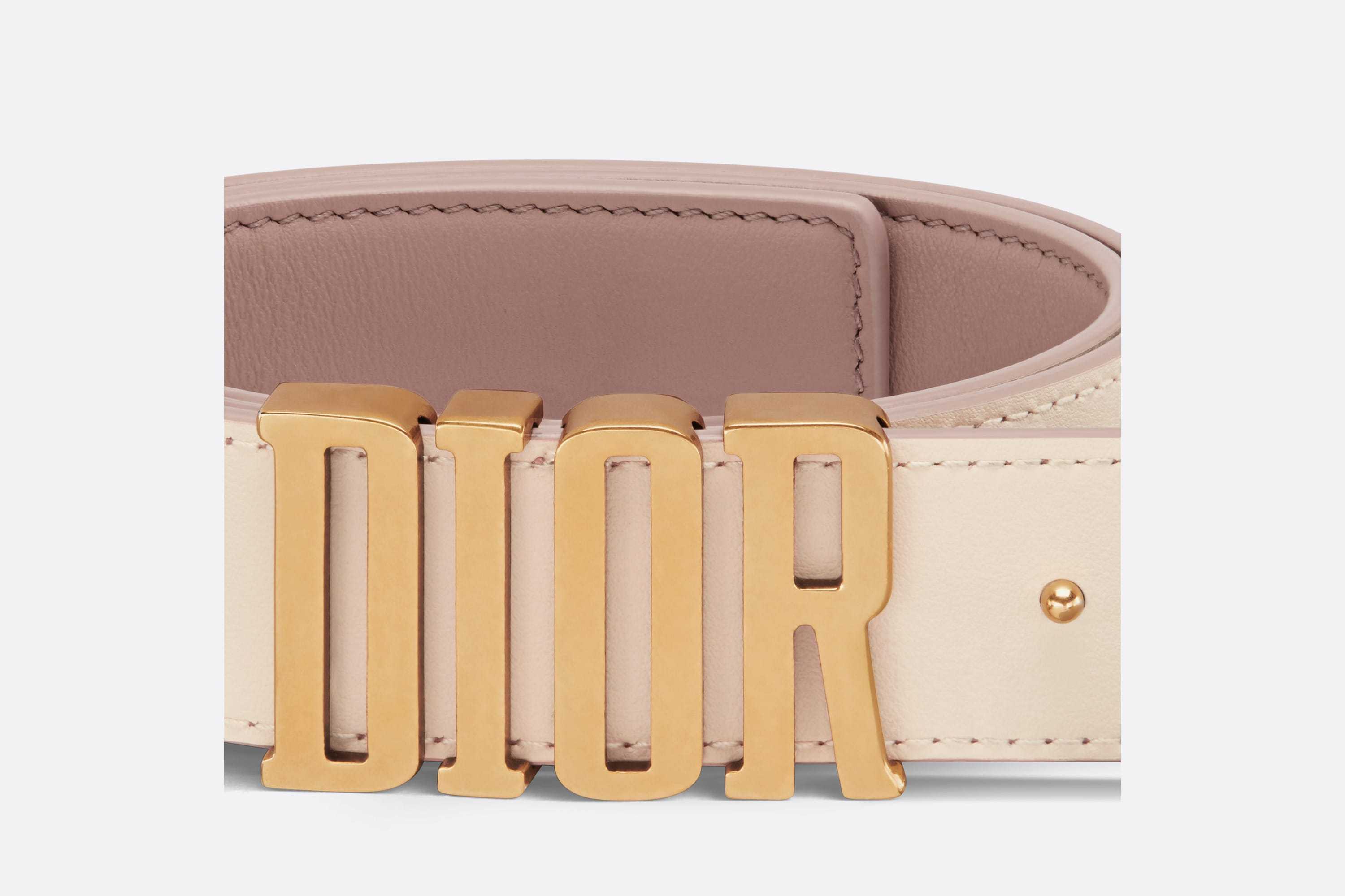 Dior D-fence Double Side Belt In Nude
