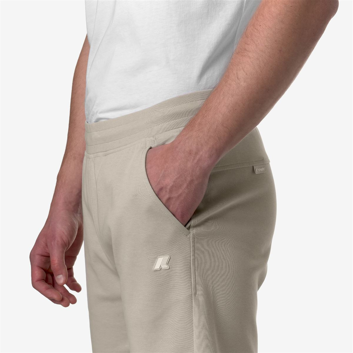 K-way Loose Waist Shorts In Nude
