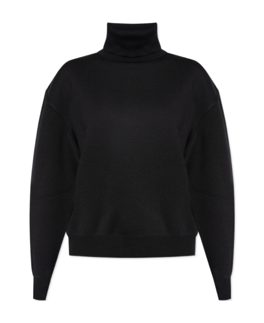 ALAÏA ALAÏA ROLL NECK RIBBED JUMPER 