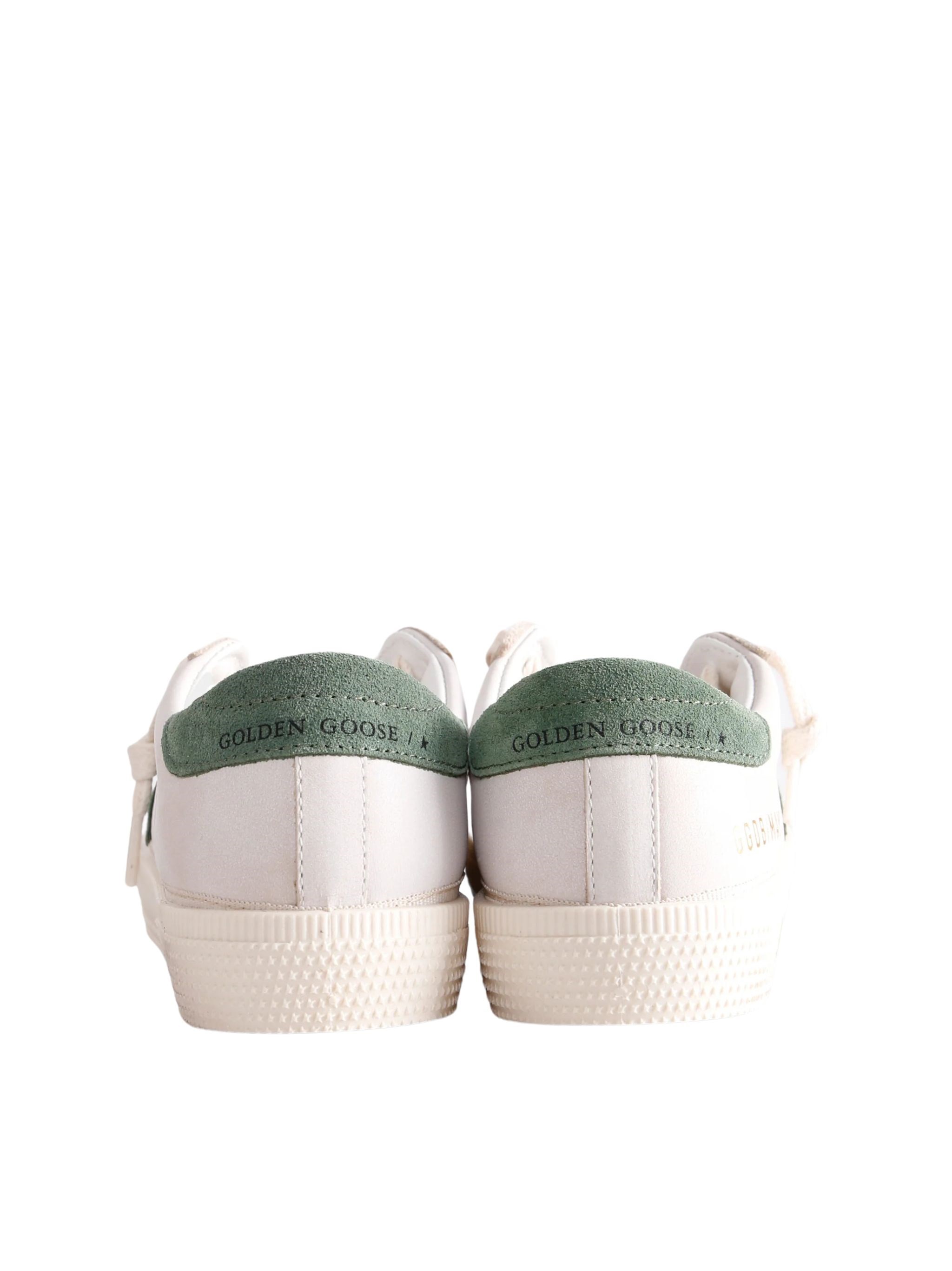 Golden Goose Lace-up Low-top Sneakers In White