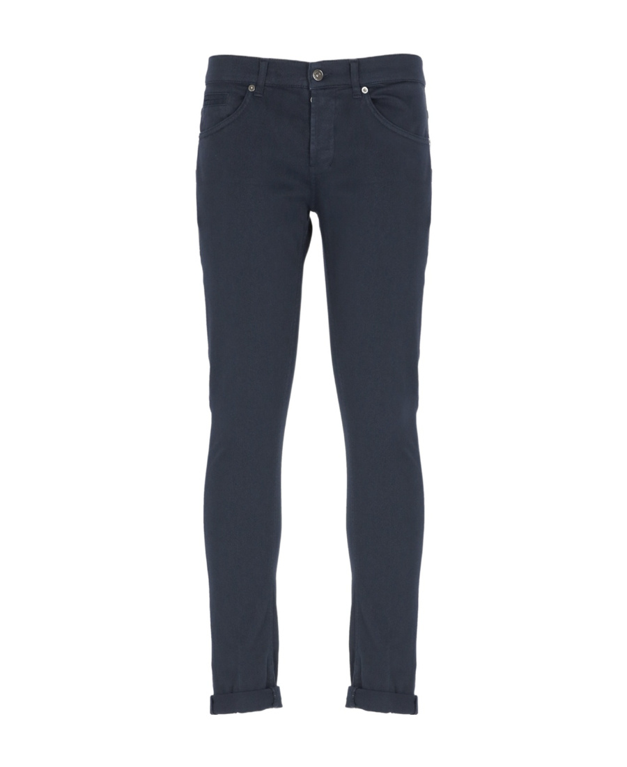 Dondup Mid-rise Straight-leg Jeans In Black