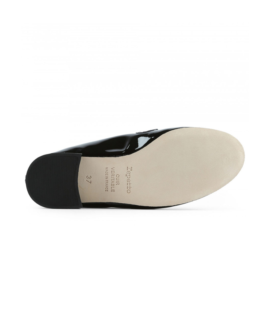 Repetto Black Michael Rubber Sole Loafers In Black