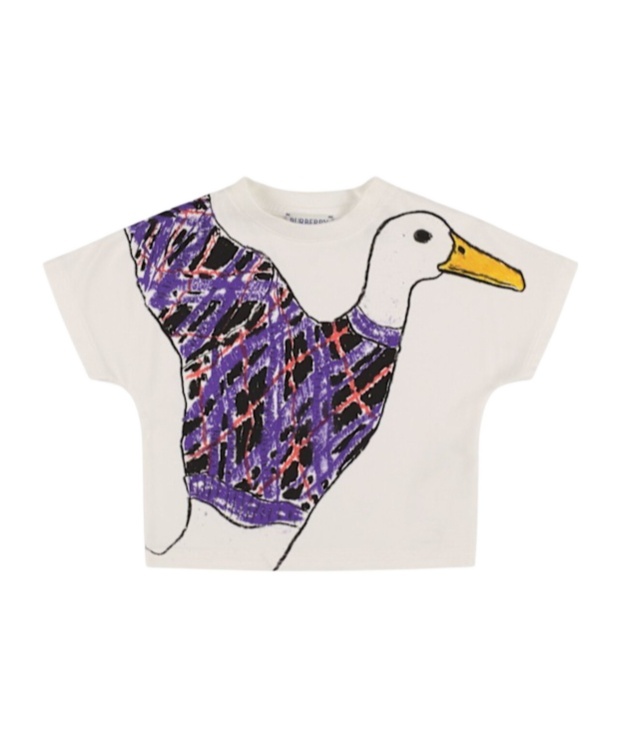 Burberry Printed Plain Jersey T-shirt