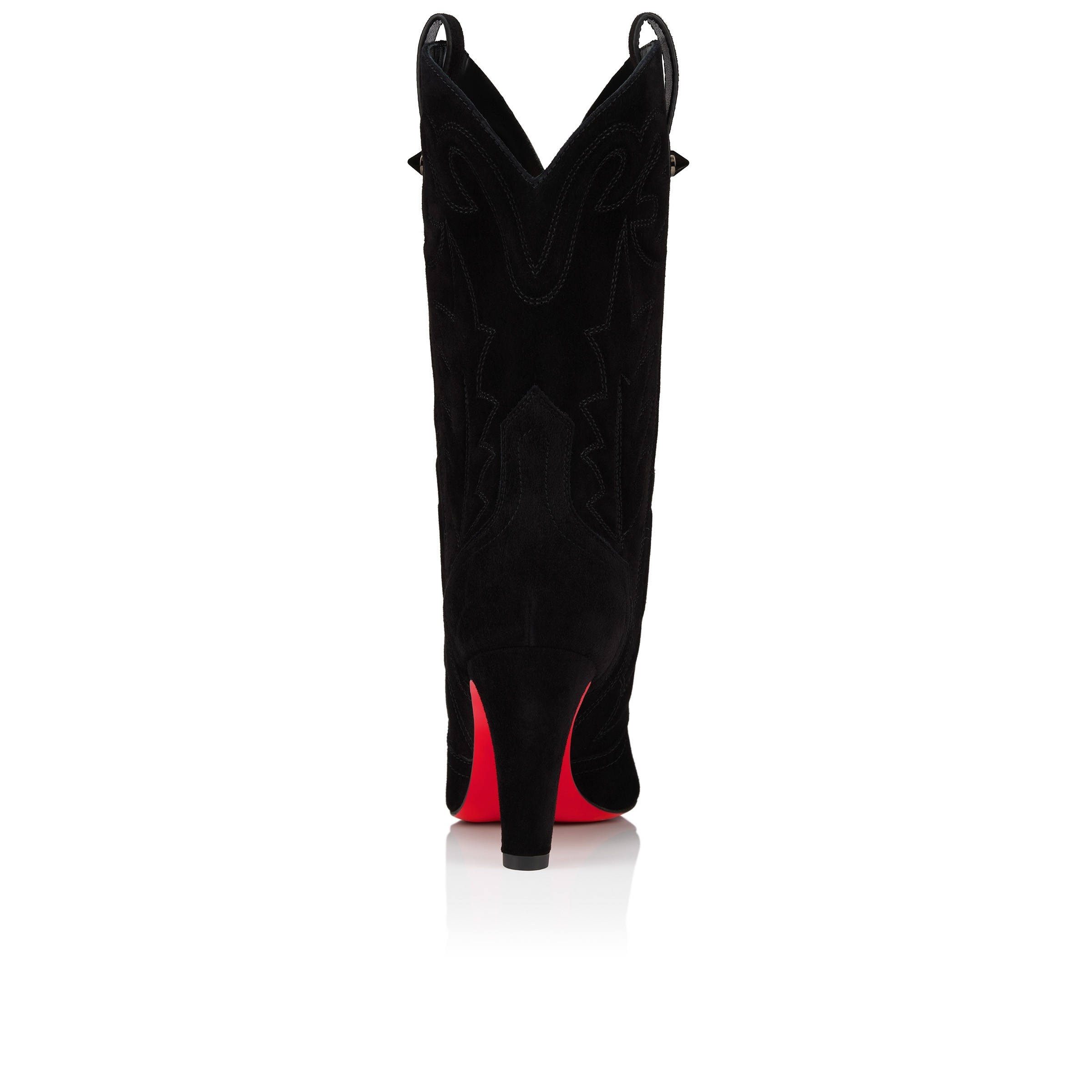 Christian Louboutin Pointed Ankle Boots In Black