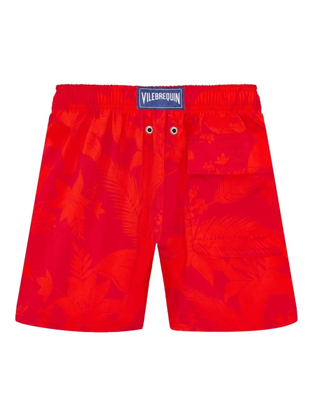 Vilebrequin Elastic Waist Swimming Trunks In Red