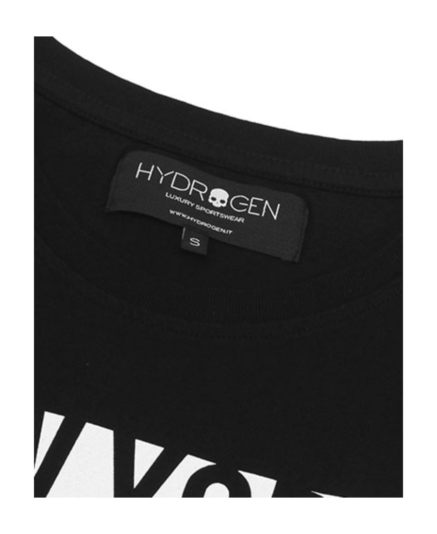 Hydrogen Logo T-shirt In Black