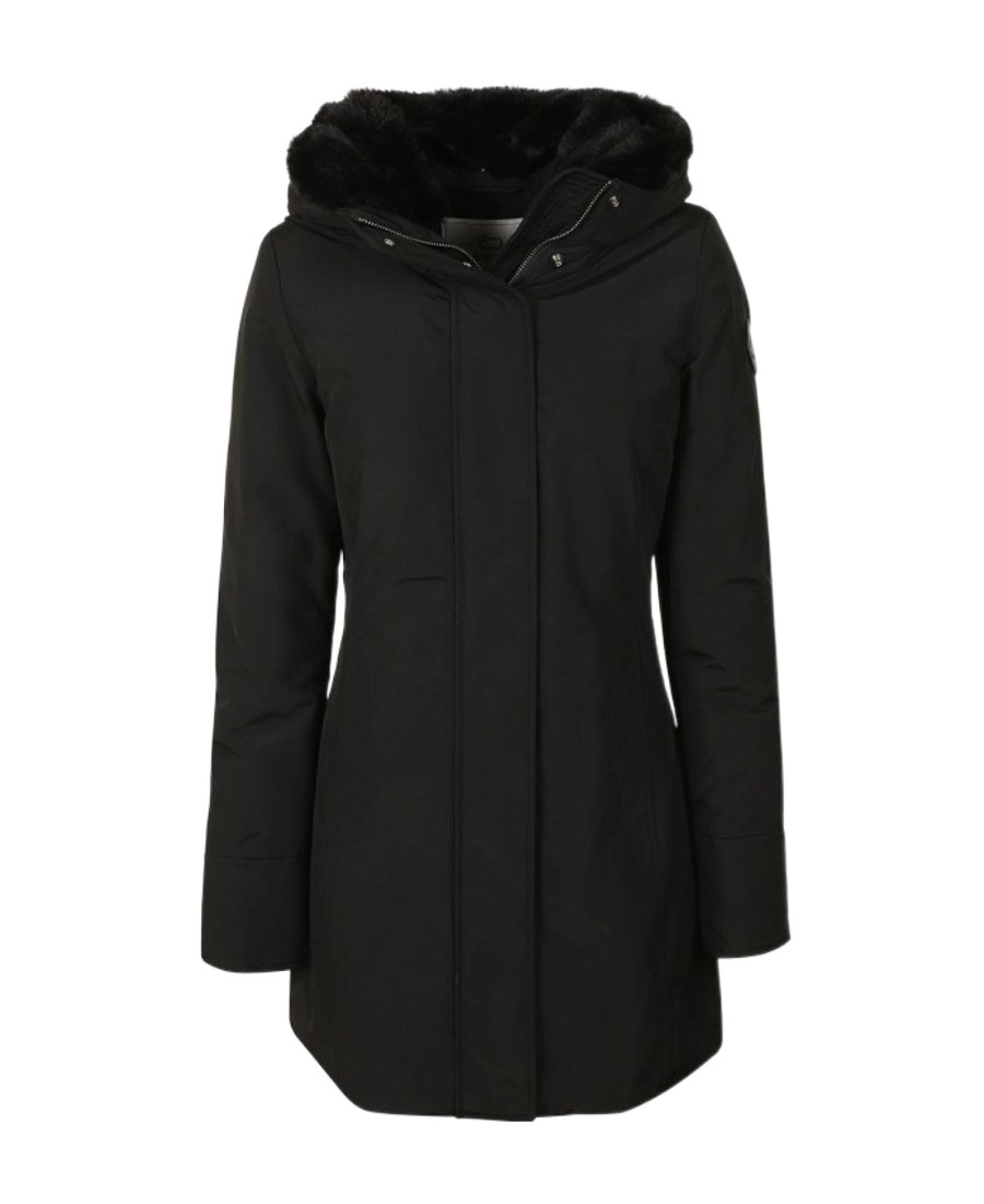 WOOLRICH LOGO-PATCH PARKA
